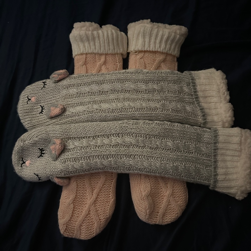 Thick comfy fuzzy sock slippers from Amazon! (2)